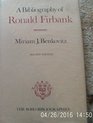 A Bibiography of Ronald Firbank