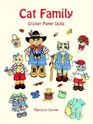 Cat Family Sticker Paper Dolls
