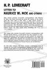 Letters to Maurice W Moe and Others