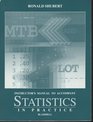 Statistics in Practice INSTRUCTOR'S RESOURCE MANUAL
