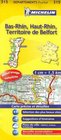 BasRhin HautRhin Belfort Road Map 315