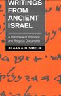 Writings from Ancient Israel A Handbook of Historical and Religious Documents