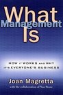 What Management Is How It Works and Why It's Everyone's Business