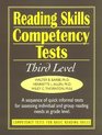 Reading Skills Competency Tests Third Level