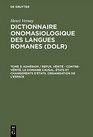Vernay Dictionnaire Onomasiol Lang Romanes Dolr 3