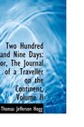 Two Hundred and Nine Days or The Journal of a Traveller on the Continent Volume II