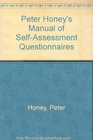 Peter Honey's Manual of SelfAssessment Questionnaires