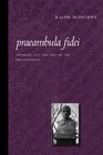 Praeambula Fidei Thomism And the God of the Philosophers