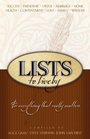 Lists to Live By  The First Collection  For Everything that Really Matters