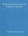 Aufmann College Trigonometry Student Solution Manual 6e