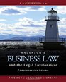 Anderson's Business Law and the Legal Environment Comprehensive Volume