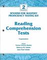 Reading Comprehension Tests Proficiency Testing Kit Copymasters