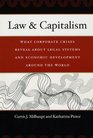 Law  Capitalism What Corporate Crises Reveal about Legal Systems and Economic Development around the World