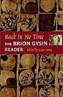 Back in No Time The Brion Gysin Reader
