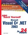 Sams Teach Yourself Microsoft Visual C NET 2003 in 24 Hours Complete Starter Kit