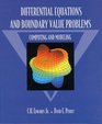Differential Equations and Boundary Value Problems Computing and Modeling