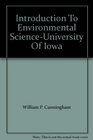 Introduction To Environmental ScienceUniversity Of Iowa