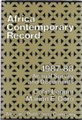 Africa Contemporary Record Annual Survey and Documents 19871988