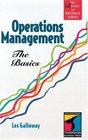 Operations Management The basics