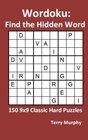 Wordoku Find the Hidden Word 150 9x9 Classic Hard Puzzles