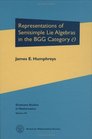 Representations of Semisimple Lie Algebras in the BGG Category mathscr O