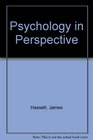 Psychology in perspective