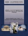 Abbate v U S US Supreme Court Transcript of Record with Supporting Pleadings