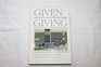 Given Giving Selected Poems