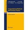 Computational Methods and Function Theory Proceedings of a Conference Held in Valparaiso Chile March 1318 1989