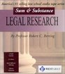 Legal Research  Sum and Substance