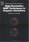 HighResolution NMR Techniques in Organic Chemistry