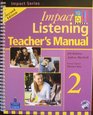 Impact Listening 2 Teacher's Manual with Test Master 2 CD Pack