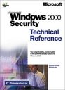 Microsoft  Windows  2000 Security Technical Reference