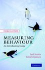 Measuring Behaviour An Introductory Guide