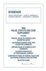 Evidence 2005 Rules Statute And Case Supplement