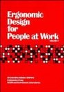 Ergonomic Design for People at Work Volume 2