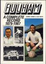 Fulham A Complete Record 18791987