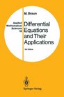 Differential Equations and Their Applications An Introduction to Applied Mathematics