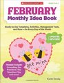 February Monthly Idea Book ReadytoUse Templates Activities Management Tools and More  for Every Day of the Month