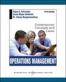 Operations Management Contemporary Concepts and Cases