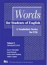 Words for Students of English A Vocabulary Series for ESL