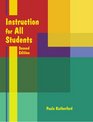 Instruction for All Students Second Edition