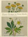 Flower designs in crossstitch