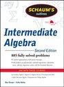 Schaum's Outline of Intermediate Algebra Second Edition