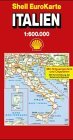 Italien die grosse Shell Autokarte  Italy road map  Italia Shell carta stradale