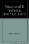 Vocational  Technical 1987 Ed Hard