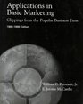 Applications In Basic Marketing 9899 Edition