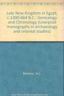 The late New Kingdom in Egypt  A genealogical and chronological investigation