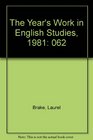 The Year's Work in English Studies 1981