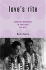 Love's Rite SameSex Marriage in India and the West